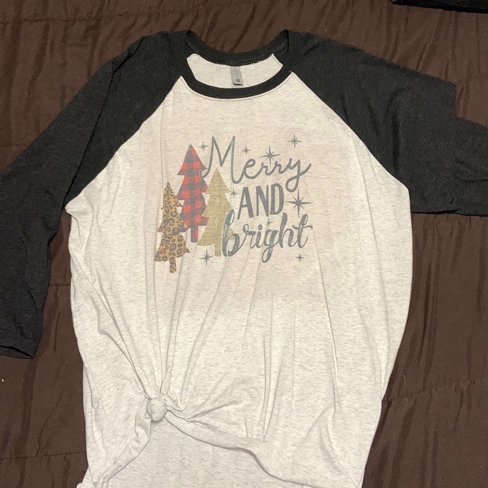 3/4 Sleeve Xmas shirt
